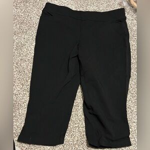 Stretchy Black Dress Capri